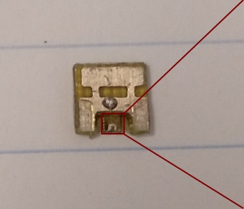 chip including the laser diode