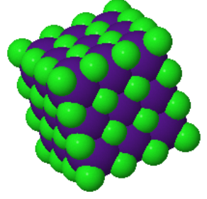 Crystal structure of caesium chloride