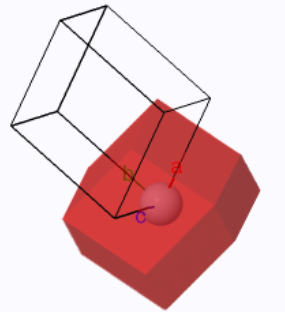 Wigner-Seitz cell of a rhombohedral unit cell from https://aflow.org/p/A_hR1_166_a-002/