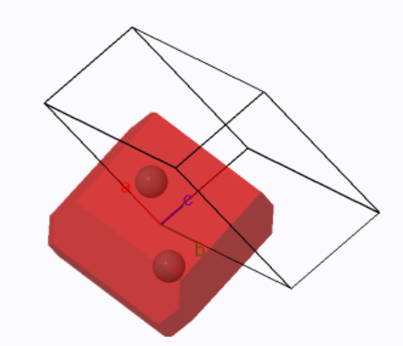 Wigner-Seitz cell of a tI unit cell from https://aflowlib.org/p/A_tI4_141_a-001/