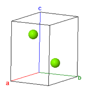 copper unit cell